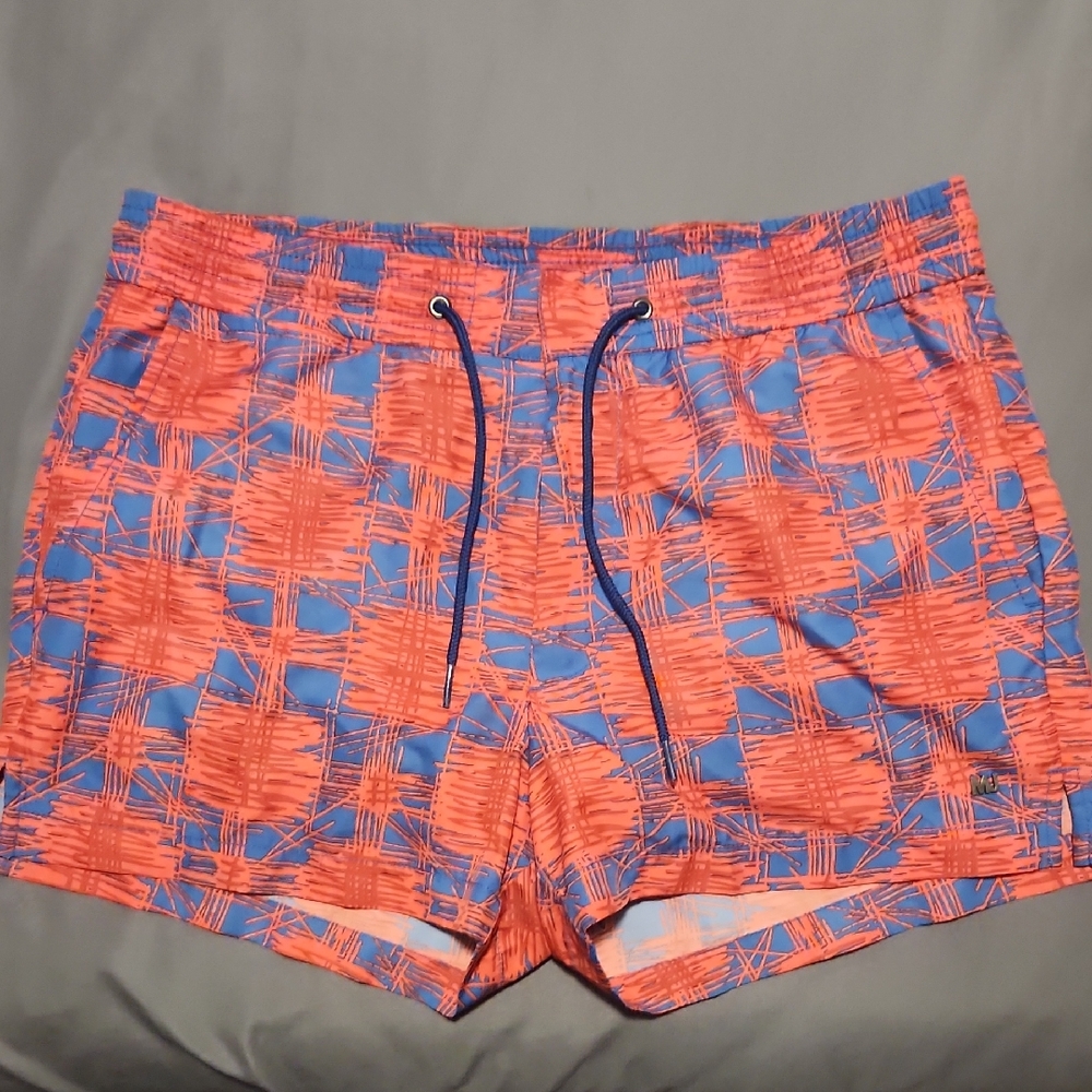 Marc By Marc Jacobs Red and Blue Swim Shorts